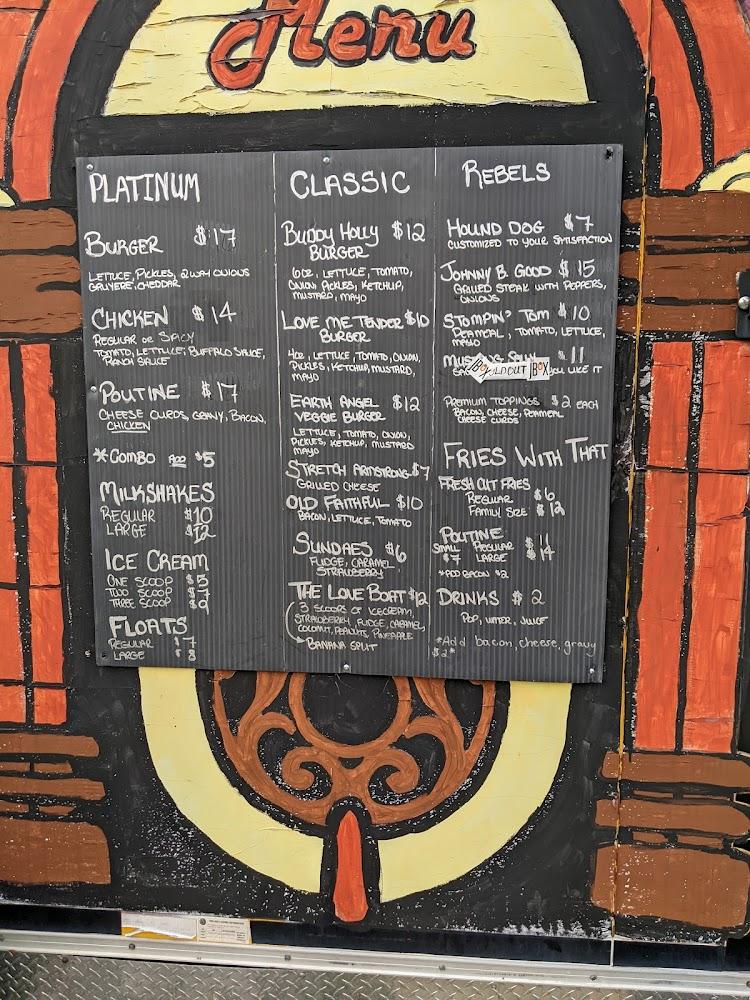 The Jukebox Diner Menu image 1