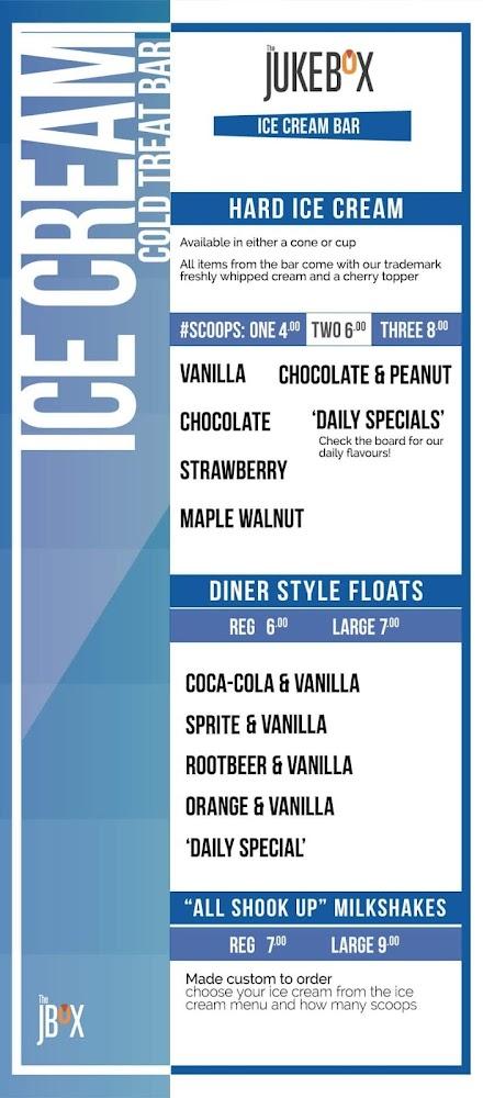 The Jukebox Diner Menu image 4